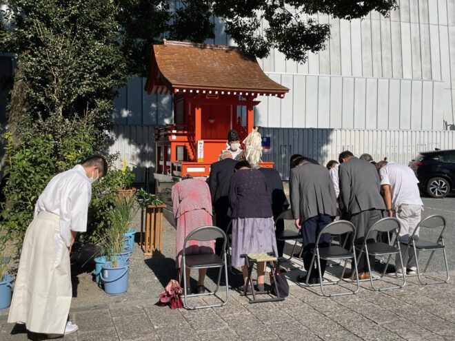 三城稲荷神社新殿祭並びに遷座祭のご報告