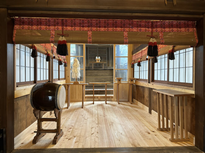 幣殿改修工事終了報告